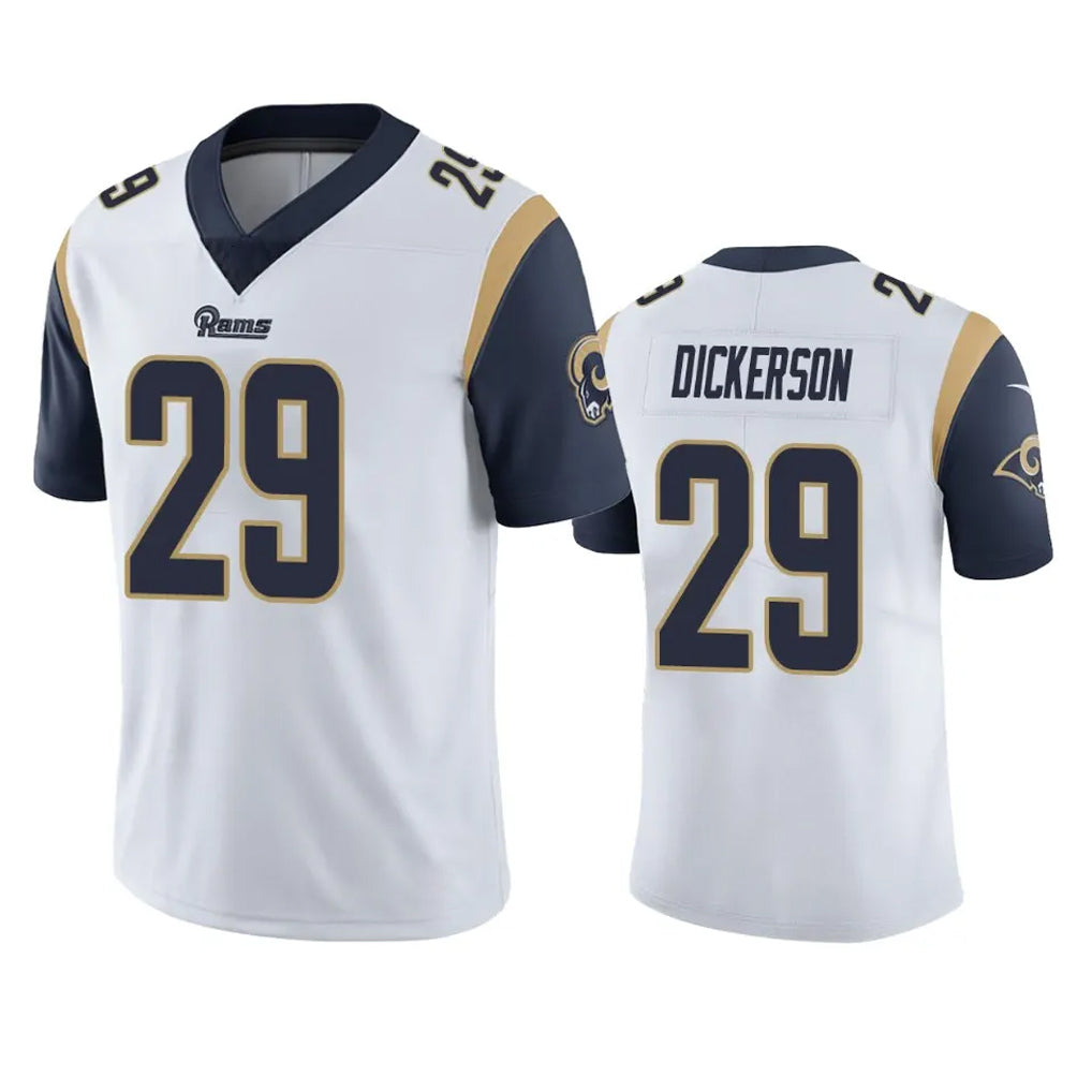 Blackjersey LA.Rams #29 Eric Dickerson Player White Limited Vapor Untouchable Stitched Jerseys