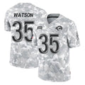 Blackjersey LA.Rams #35 Jaylen Watson Player Arctic Camo Salute To Service Limited Game Stitched Jerseys