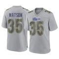 Blackjersey LA.Rams #35 Jaylen Watson Player Gray Atmosphere Fashion Home Game Stitched Jerseys