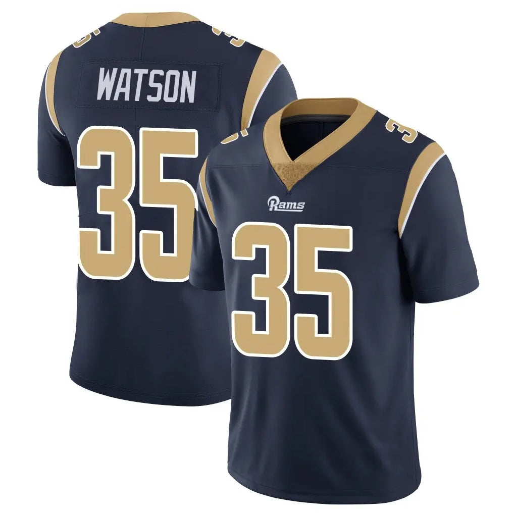 Blackjersey LA.Rams #35 Jaylen Watson Player Navy Limited Vapor Untouchable Home Game Stitched Jerseys