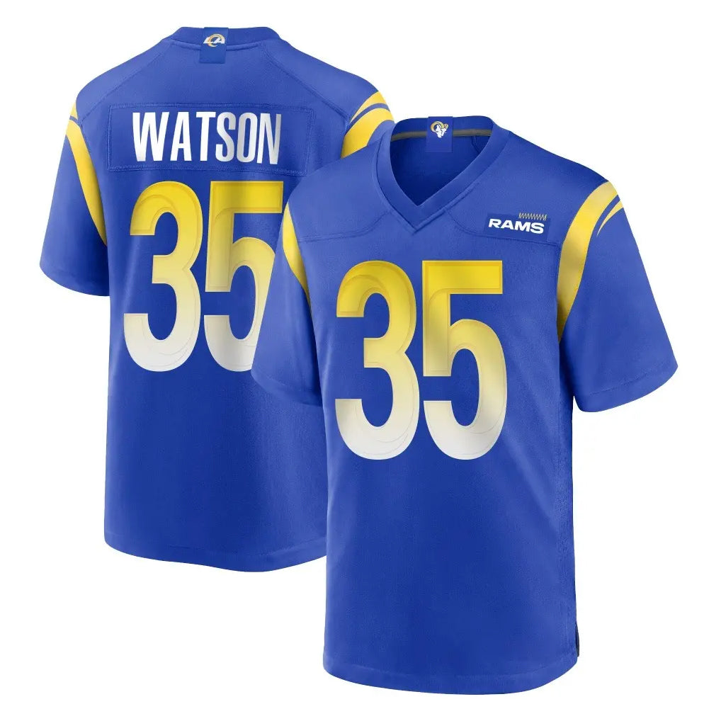 Blackjersey LA.Rams #35 Jaylen Watson Player Royal Home Game Stitched Jerseys