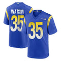 Blackjersey LA.Rams #35 Jaylen Watson Player Royal Home Game Stitched Jerseys