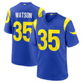 Blackjersey LA.Rams #35 Jaylen Watson Player Royal Limited Home Game Stitched Jerseys