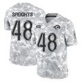 Blackjersey LA.Rams #48 Omar Speights Player Arctic Camo Salute To Service Limited Game Stitched Jerseys