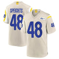 Blackjersey LA.Rams #48 Omar Speights Player Bone Home Game Stitched Jerseys