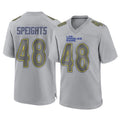 Blackjersey LA.Rams #48 Omar Speights Player Gray Atmosphere Fashion Home Game Stitched Jerseys