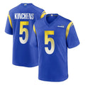 Blackjersey LA.Rams #5 Kamren Kinchens Player Royal Home Game Stitched Jerseys