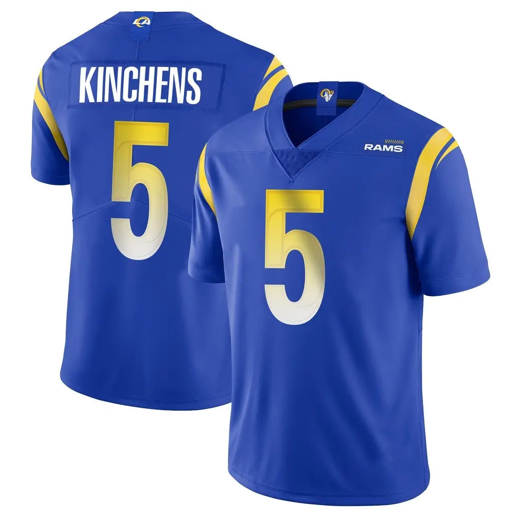 Blackjersey LA.Rams #5 Kamren Kinchens Player Royal Limited Vapor Untouchable Home Game Stitched Jerseys
