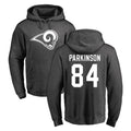 Blackjersey LA.Rams #84 Colby Parkinson Player Gray Pullover Hoodie Limited Game Stitched Jerseys