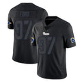 Blackjersey LA.Rams #97 Poona Ford Player Black Impact Limited Home Game Stitched Jerseys