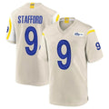 Blackjersey LA.Rams #9 Matthew Stafford Player Bone Home Game Stitched Jerseys