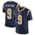 Blackjersey LA.Rams #9 Matthew Stafford Player Navy Limited Vapor Untouchable Home Game Stitched Jerseys
