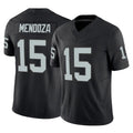 Blackjersey LV.Raiders #15 Fernando Mendoza Player Black Limited Vapor F.U.S.E. Home Game Stitched Jerseys