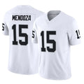 Blackjersey LV.Raiders #15 Fernando Mendoza Player White Limited Vapor F.U.S.E. Home Game Stitched Jerseys