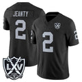 Blackjersey LV.Raiders #2 Ashton Jeanty Player Black 2026 Vapor Limited Home Game Stitched Jerseys
