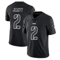 Blackjersey LV.Raiders #2 Ashton Jeanty Player Black Limited Black Impact Home Game Stitched Jerseys