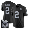 Blackjersey LV.Raiders #2 Ashton Jeanty Player Black Vapor Limited Home Game Stitched Jerseys