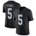 Blackjersey LV.Raiders #5 Eric Stokes Player Black Limited Vapor Untouchable Home Game Stitched Jerseys