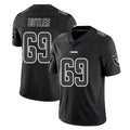 Blackjersey LV.Raiders #69 Adam Butler Player Black Limited Black Impact Home Game Stitched Jerseys