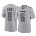 Blackjersey LV.Raiders #6 A.J. Cole Player Gray Atmosphere Fashion Limited Game Stitched Jerseys