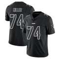 Blackjersey LV.Raiders #74 Kolton Miller Player Black Limited Black Impact Home Game Stitched Jerseys