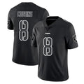 Blackjersey LV.Raiders #8 Kirk Cousins Player Black Limited Black Impact Home Game Stitched Jerseys