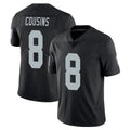 Blackjersey LV.Raiders #8 Kirk Cousins Player Black Limited Vapor Untouchable Home Game Stitched Jerseys