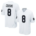 Blackjersey LV.Raiders #8 Kirk Cousins Player White Home Game Stitched Jerseys