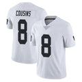 Blackjersey LV.Raiders #8 Kirk Cousins Player White Limited Vapor Untouchable Home Game Stitched Jerseys