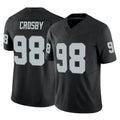 Blackjersey LV.Raiders #98 Maxx Crosby Player Black Limited Vapor F.U.S.E. Home Game Stitched Jerseys