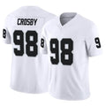 Blackjersey LV.Raiders #98 Maxx Crosby Player White Limited Vapor F.U.S.E. Home Game Stitched Jerseys