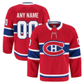 Blackjersey Custom M.Canadiens Red Home Authentic Pro Jerseys