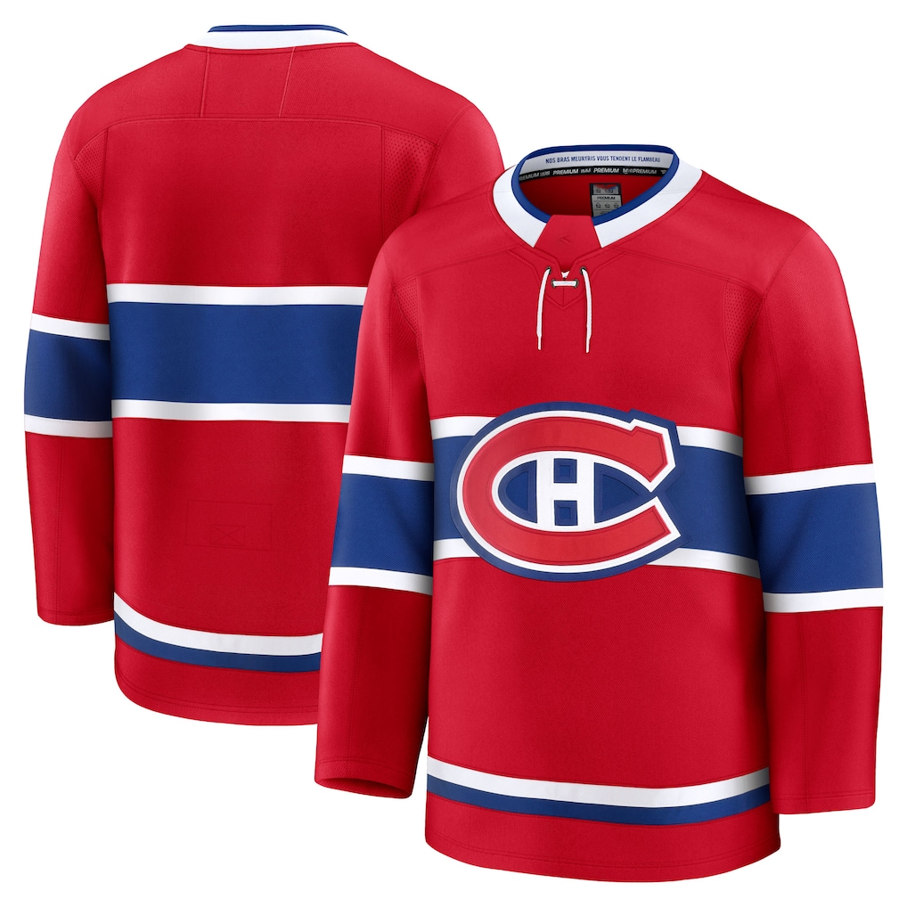 Blackjersey M.Canadiens Red Home Premium Jerseys