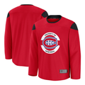Blackjersey M.Canadiens Red Practice Jerseys