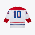 Blackjersey M.Canadiens #10 Guy Lafleur Mitchell & Ness White 1971 Power Play Jerseys