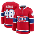 Blackjersey M.Canadiens #48 Lane Hutson Red Home Premium Jerseys
