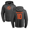 Blackjersey M.Dolphins #10 Jacob Rodriguez Player Darkgray Pullover Hoodies Limited Stitched Jerseys
