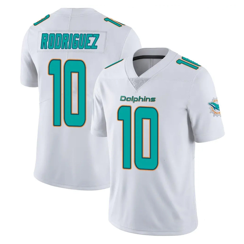Blackjersey M.Dolphins #17 Trey Moore Player Aqua Alternate Home Game Stitched Jerseys