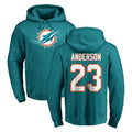 Blackjersey M.Dolphins #23 Zayne Anderson Player Aqua LOGO Pullover Hoodies Limited Stitched Jerseys