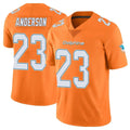 Blackjersey M.Dolphins #23 Zayne Anderson Player Orange Limited Home Game Stitched Jerseys