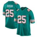 Blackjersey M.Dolphins #25 Tyrel Dodson Player Aqua Alternate Home Game Stitched Jerseys