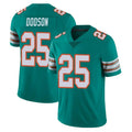 Blackjersey M.Dolphins #25 Tyrel Dodson Player Aqua Limited Alternate Vapor Untouchable Home Game Stitched Jerseys