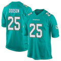 Blackjersey M.Dolphins #25 Tyrel Dodson Player Aqua Team Color Home Game Stitched Jerseys