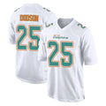 Blackjersey M.Dolphins #25 Tyrel Dodson Player White Fashion Home Game Stitched Jerseys