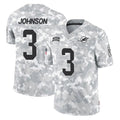 Blackjersey M.Dolphins #3 Chris Johnson Player Arctic Camo Salute To Service Limited Game Stitched Jerseys