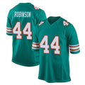 Blackjersey M.Dolphins #44 Chop Robinson Player Aqua Alternate Home Game Stitched Jerseys