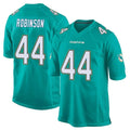 Blackjersey M.Dolphins #44 Chop Robinson Player Aqua Team Color Home Game Stitched Jerseys