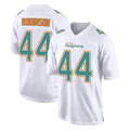 Blackjersey M.Dolphins #44 Chop Robinson Player White Fashion Home Game Stitched Jerseys