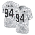 Blackjersey M.Dolphins #94 Jordan Phillips Player Arctic Camo Salute To Service Limited Game Stitched Jerseys