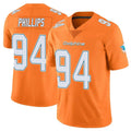 Blackjersey M.Dolphins #94 Jordan Phillips Player Orange Limited Home Game Stitched Jerseys